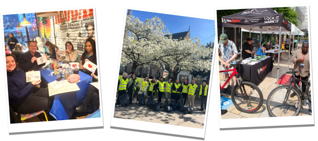 Conscious Hammersmith_photo collage 5 Conscious Hammersmith: Women's Safety Forum - Litter Pick - Dr Bike